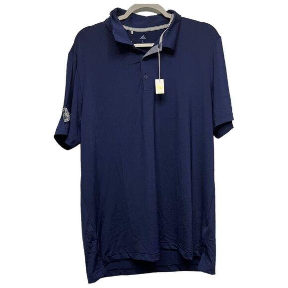 Adidas Men's PGA Georgia Section Polo Shirt Navy Blue Golf Large NWT‎ NEW - Picture 1 of 13